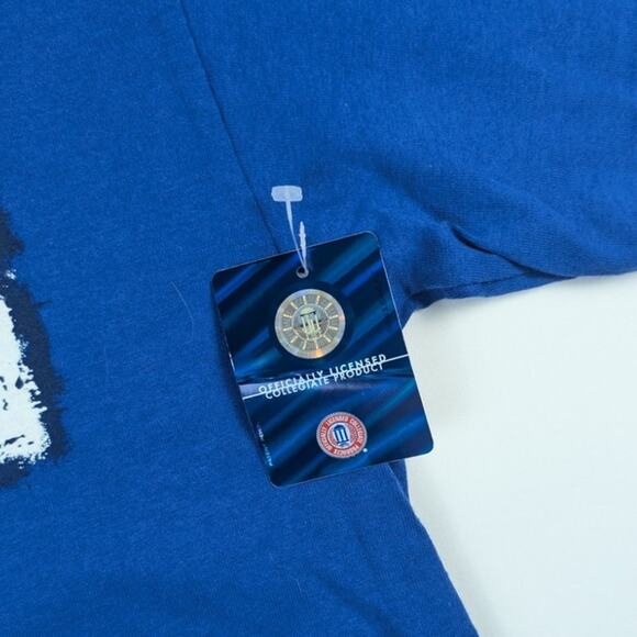 Vintage Kansas City Jayhawks Football 90s Starter Blue Shirt NEW WITH TAGS - Picture 3 of 6